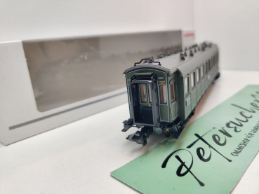 Märklin H0 AC 41358 Schnellzugwagen 3.Kl CCü / NEM / K.B.Sts.B. / OVP weiß