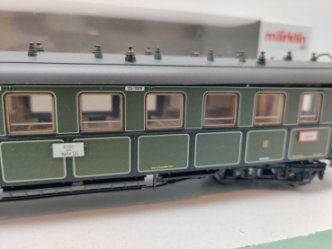 Märklin H0 AC 41358 Schnellzugwagen 3.Kl CCü / NEM / K.B.Sts.B. / OVP weiß