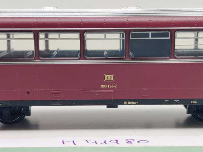 Märklin H0 AC 41980 Beiwagen zum Schienenbus BR 998 / Licht / NEM / DB
