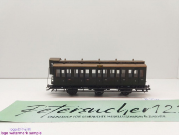 Märklin H0 AC 4206 Abteilwagen m Bremserhaus 1.Kl / A3 / NEM / K.P.E.V.