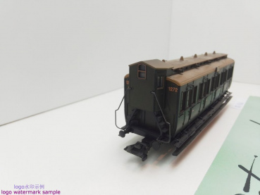 Märklin H0 AC 4206 Abteilwagen m Bremserhaus 1.Kl / A3 / NEM / K.P.E.V.