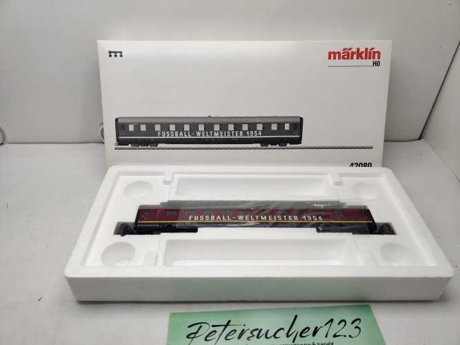 Märklin H0 AC 42080 Triebwagenzug-Zwischenwagen / Bauart VM 08 / Gattung A4ü / OVP