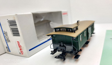 Märklin H0 AC 4212 Gepäckwagen / Pwi / K.Wü.St.E. / OVP weiß