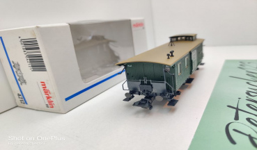 Märklin H0 AC 4212 Gepäckwagen / Pwi / K.Wü.St.E. / OVP weiß