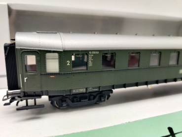 Märklin H0 AC 42255 Abteilwagen "Hecht" 2.Kl B4üwe / NEM / DB / OVP weiß