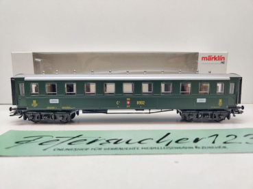 Märklin H0 AC 4238 Schnellzugwagen 3.Kl C4ü / NEM / SBB / OVP weiß