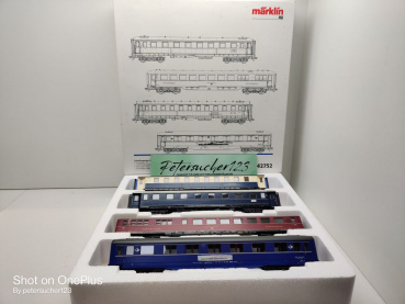 Märklin H0 AC 42752 Personenwagen-Set "Insider Tour 96" / NEM / BEM / OVP weiß