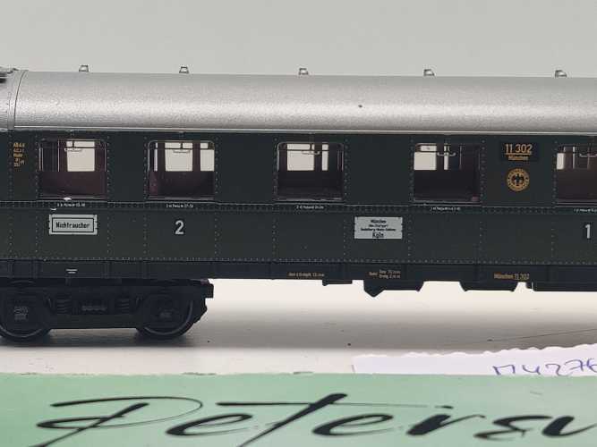 Märklin H0 AC 42762-2 Abteilwagen "Hecht" 1.-2.Kl AB4ü aus Set / NEM / DRG