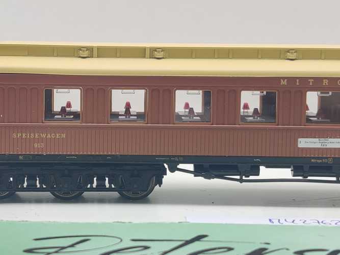 Märklin H0 AC 42762-3 Speisewagen "Mitropa" WR6ü aus Set / Licht / NEM / DRG