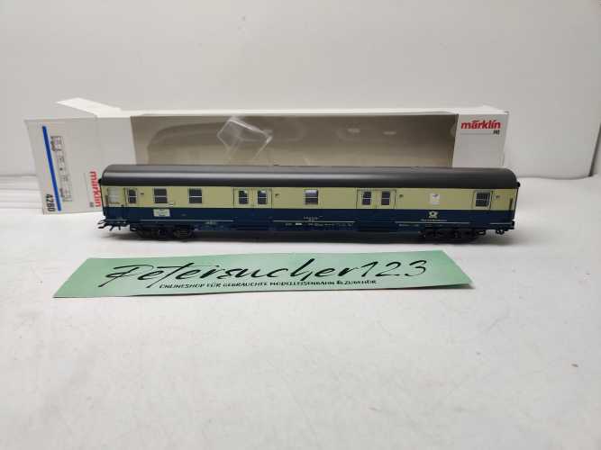 Märklin H0 AC 4280 Schnellzug-Bahnpostwagen (Post mrz) / DBP / NEM / OVP