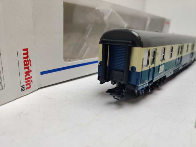 Märklin H0 AC 4280 Schnellzug-Bahnpostwagen (Post mrz) / DBP / NEM / OVP