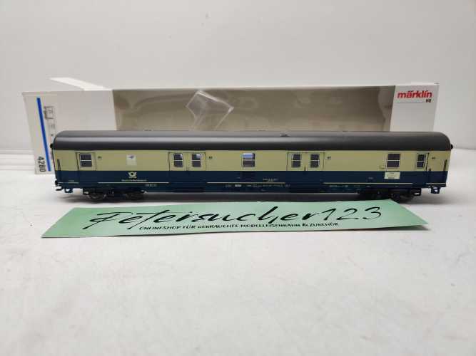 Märklin H0 AC 4280 Schnellzug-Bahnpostwagen (Post mrz) / DBP / NEM / OVP