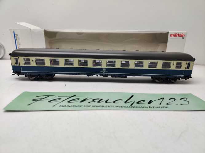 Märklin H0 AC 4292 D-Zug Abteilwagen 2.Kl Bm234 / NEM / DB / OVP