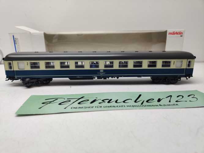 Märklin H0 AC 4292 D-Zug Abteilwagen 2.Kl Bm234 / NEM / DB / OVP