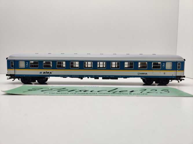 Märklin H0 AC 42954 Schnellzug Abteilwagen "alex" "ARRIVA" 2.Kl Bm / NEM / ALEX