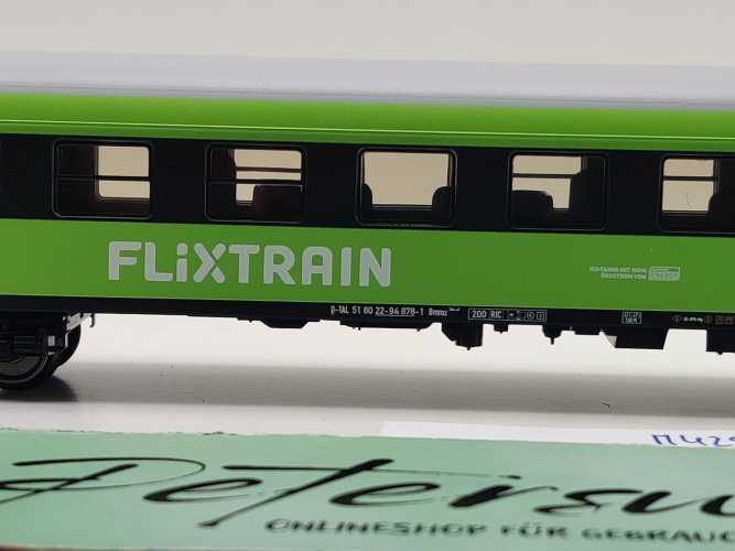 Märklin H0 AC 42955-01 Schnellzugwagen "Flixtrain" 2.Kl Bmmz264.4 Set / NEM / FLX