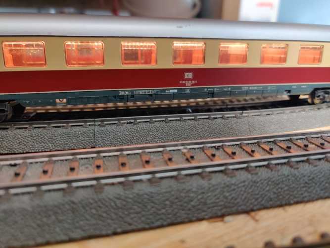 Märklin H0 AC 42991-01 Abteilwagen 1.Kl "Helvetia" Avümz111 Licht aus Set / NEM / DB