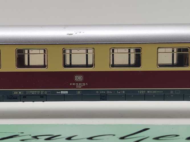 Märklin H0 AC 42991-01 Abteilwagen 1.Kl "Helvetia" Avümz111 Licht aus Set / NEM / DB