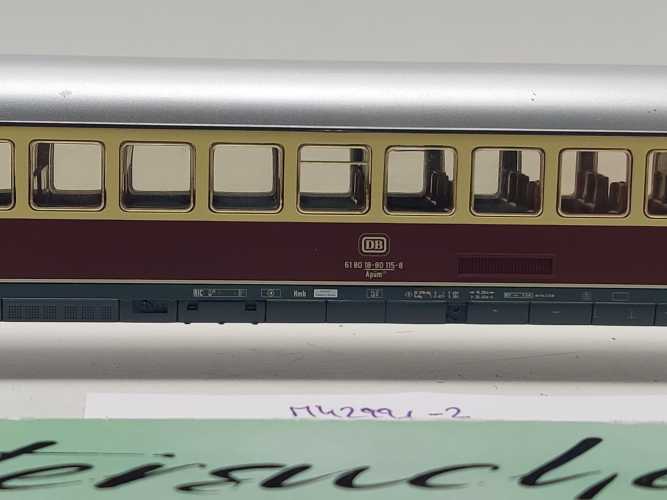 Märklin H0 AC 42991-2 TEE Großraumwagen "Helvetia" 1.Kl Apüm121 / Licht / NEM / DB