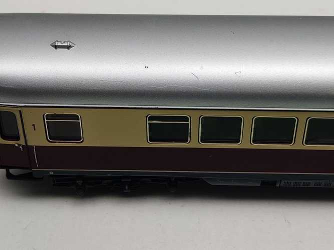 Märklin H0 AC 42991-2 TEE Großraumwagen "Helvetia" 1.Kl Apüm121 / Licht / NEM / DB