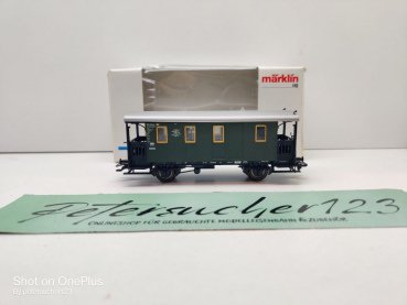 Märklin H0 AC 4303 Post-/Gepäckwagen / LPwPostbay00 / NEM / DB / OVP weiß