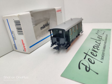 Märklin H0 AC 4303 Post-/Gepäckwagen / LPwPostbay00 / NEM / DB / OVP weiß