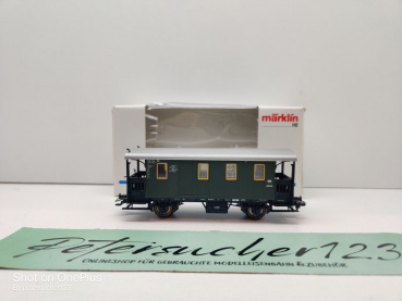 Märklin H0 AC 4303 Post-/Gepäckwagen / LPwPostbay00 / NEM / DB / OVP weiß