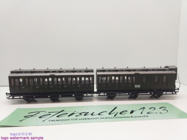 Märklin H0 AC 4309 Abteilwagen-Paar 3.Kl / C3 + CPw3 / DRG