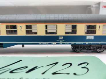 Märklin H0 AC 43125 (2) Mitteleinstiegswagen 1./2.Kl Abylb411 / NEM / DB / OVP weiß