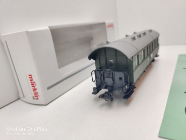 Märklin H0 AC 43133-02 1x Wagen aus Wagen-Set "Donnerbüchse" / NEM / DB / OVP weiß