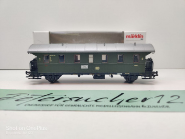 Märklin H0 AC 43133-03 1x Wagen aus Wagen-Set "Donnerbüchse" / NEM / DB / OVP weiß
