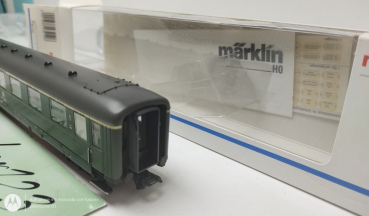 Märklin H0 AC 43210 Schnellzugwagen 1.+2.Kl. / Grün / DB / OVP