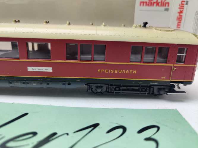 Märklin H0 AC 43241 Mitropa-Speisewagen (Bauart WR4ü) als Schürzenwagen  / NEM / OVP