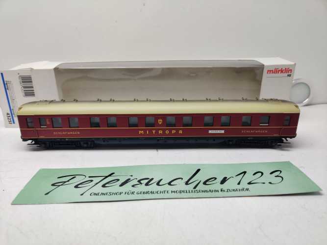 Märklin H0 AC 43251 Mitropa-Schlafwagen (Bauart WL4ü) / NEM / OVP