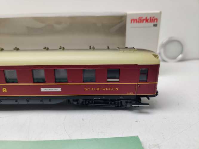 Märklin H0 AC 43251 Mitropa-Schlafwagen (Bauart WL4ü) / NEM / OVP