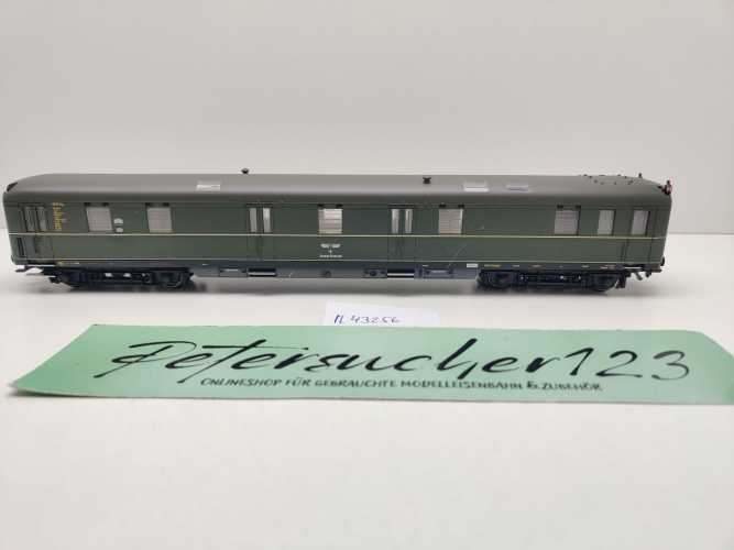 Märklin H0 AC 43256-06 Bahnpostwagen Post4ü-a "aus Insider-Set" Schleifer NEM DRG