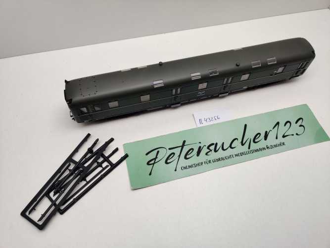 Märklin H0 AC 43256-06 Bahnpostwagen Post4ü-a "aus Insider-Set" Schleifer NEM DRG