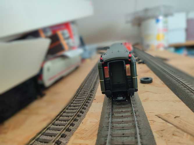 Märklin H0 AC 43256-06 Bahnpostwagen Post4ü-a "aus Insider-Set" Schleifer NEM DRG