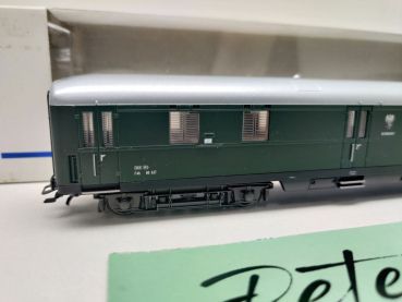 Märklin H0 AC 43267 Schürzen-Postwagen Exportmodell  F4h / NEM / ÖBB / OVP weiß