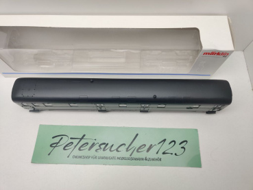 Märklin H0 AC 43268 Schürzen-Postwagen PR / NEM / SNCB NMBS / OVP weiß