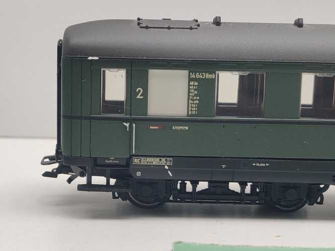Märklin H0 AC 43279-3 Schürzenwagen 1.-2.Kl ABüe aus Set / Licht / NEM / DB