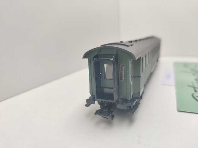 Märklin H0 AC 43279-4 Schürzenwagen 2.Kl Büe aus Set / Licht / NEM / DB