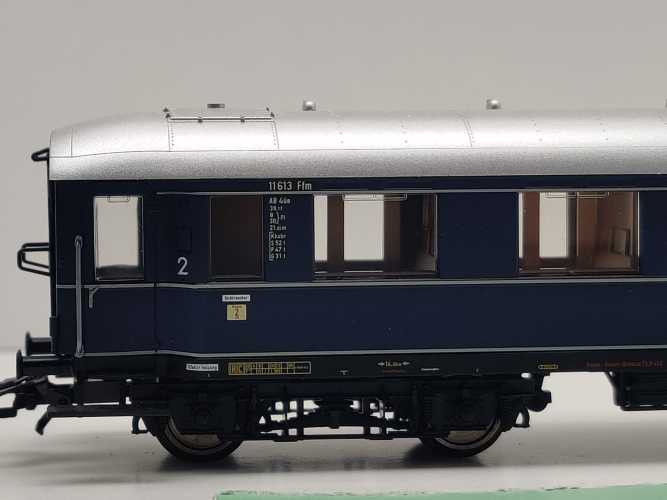 Märklin H0 AC 43290-01 Schnellzugwagen 2.Kl AB4üe 11613 Ffm / NEM / DB