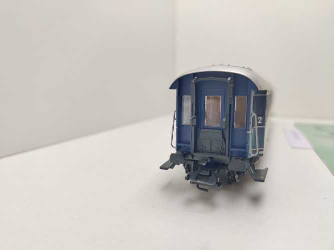 Märklin H0 AC 43290-03 Schnellzugwagen 2.Kl AB4üe 11599 Köl Licht / NEM / DB