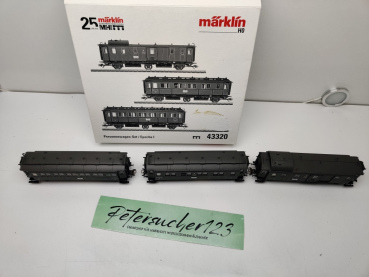 Märklin H0 AC 43320 Personenwagen - Set / Ep. I / K.Bay.Sts.B. / OVP