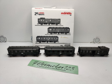Märklin H0 AC 43320 Personenwagen - Set / Ep. I / K.Bay.Sts.B. / OVP