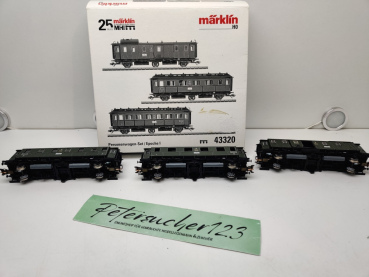 Märklin H0 AC 43320 Personenwagen - Set / Ep. I / K.Bay.Sts.B. / OVP
