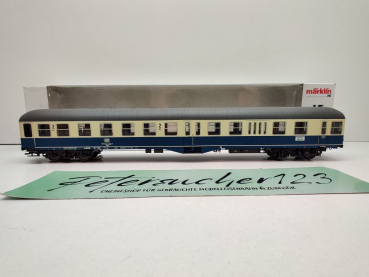 Märklin H0 AC 43335 (2) Mitteleinstiegs-Steuerwg 2.Kl BDylf457 / NEM / DB / OVP weiß