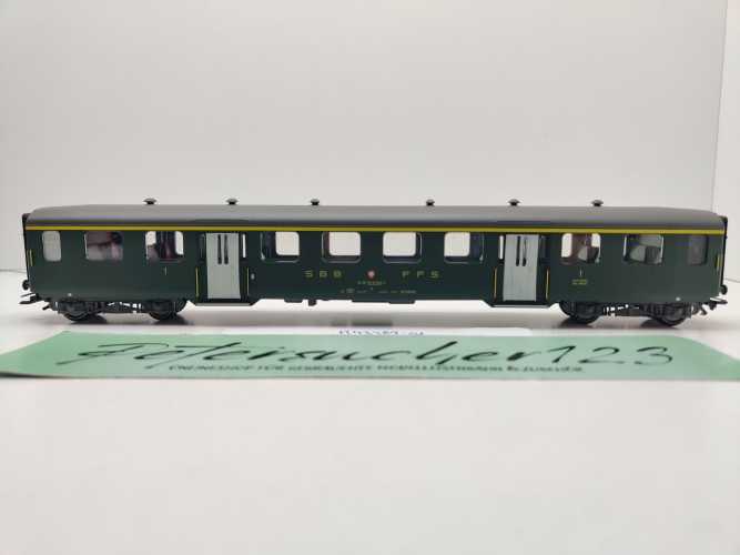 Märklin H0 AC 43389-01 TEE Leichtstrahlwagen 1.Kl A aus Set / NEM / SBB