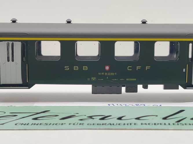 Märklin H0 AC 43389-01 TEE Leichtstrahlwagen 1.Kl A aus Set / NEM / SBB